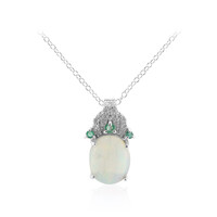 Collana in argento con Opale di Welo