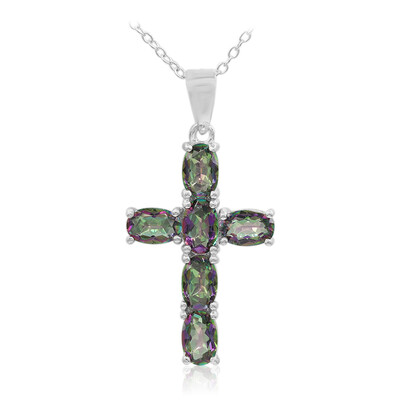 Collana in argento con Quarzo Mistico