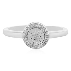 Anello in argento con Diamante I2 (H)