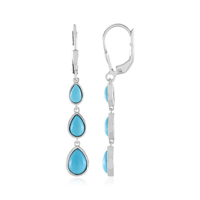 Orecchini in argento con Turchese Sleeping Beauty