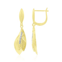 Orecchini in argento con Diamante I1 (G)