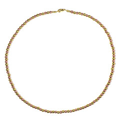 Collana in argento con Ematite Dorata