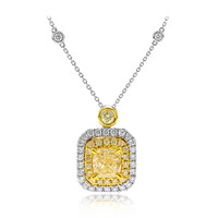 Collana in oro con Diamante Giallo SI2 (CIRARI)