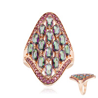 Anello in argento con Quarzo Mistico