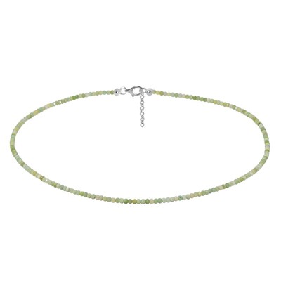 Collana in argento con Opale Verde