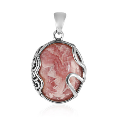 Ciondolo in argento con Rodocrosite (Art of Nature)