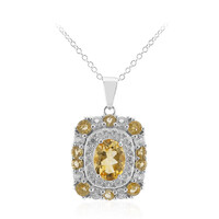 Collana in argento con Citrino