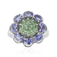 Anello in argento con Tanzanite