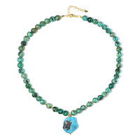 Collana in argento con Turchese Morenci