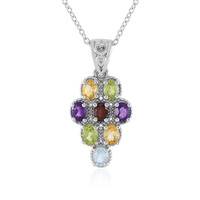 Collana in argento con Ametista Zambiana