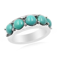 Anello in argento con Turchese Campitos (Anne Bever)