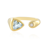 Anello in argento con Topazio Blu Cielo