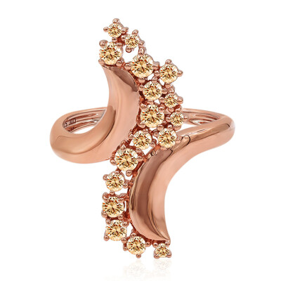 Anello in oro con Diamante Rose de France SI (Annette)