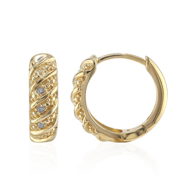 Orecchini in argento con Diamante I3 (I)