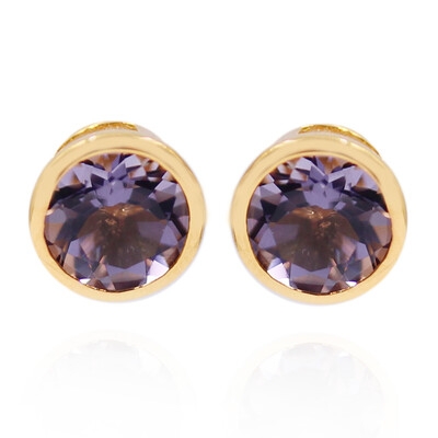 Orecchini in argento con Quarzo Mirtillo
