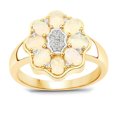 Anello in argento con Opale di Welo
