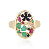 Anello in argento con Smeraldo Socoto