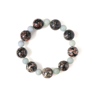 Bracciale con Diaspro Pelle di Leopardo