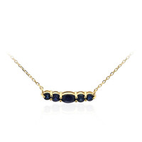 Collana in oro con Zaffiro Kanchanaburi