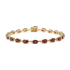 Bracciale in argento con Granato Mozambico
