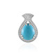 Ciondolo in argento con Turchese Sleeping Beauty