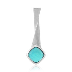Ciondolo in argento con Opale Blu dell'Etiopia
