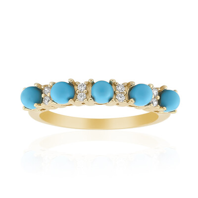 Anello in argento con Turchese Sleeping Beauty