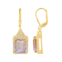 Orecchini in argento con Ametrina