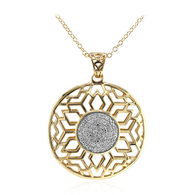 Collana in argento con Diamante I3 (I)
