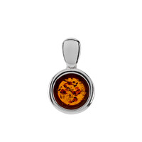 Ciondolo in argento con Ambra Baltica