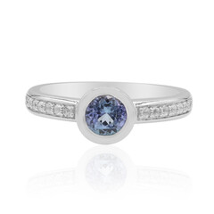 Anello in argento con Tanzanite (non riscaldata)
