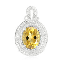 Ciondolo in argento con Quarzo Champagne