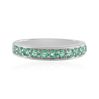 Anello in argento con Smeraldo Colombiano