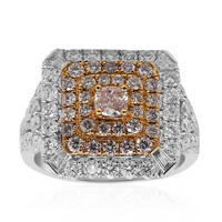 Anello in oro con Diamante Rosa I1 (CIRARI)