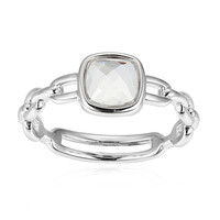 Anello in argento con Quarzo Bianco