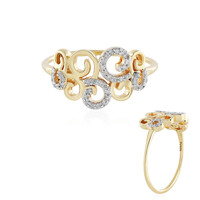 Anello in argento con Diamante I2 (I)