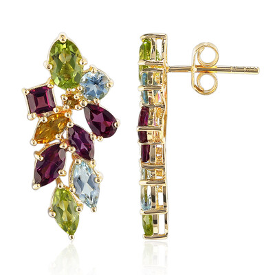 Orecchini in argento con Peridoto