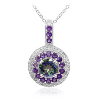 Collana in argento con Quarzo Mistico