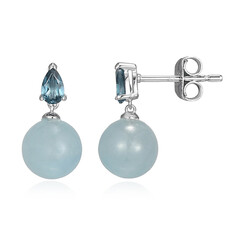 Orecchini in argento con Acquamarina