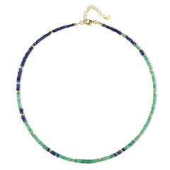 Collana in argento con Smeraldo Zambia