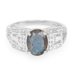 Anello in argento con Spectrolite