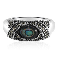 Anello in argento con Conchiglia Abalone