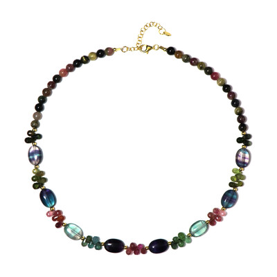 Collana in argento con Fluorite (Riya)