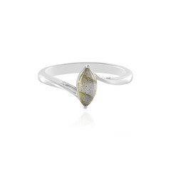 Anello in argento con Labradorite