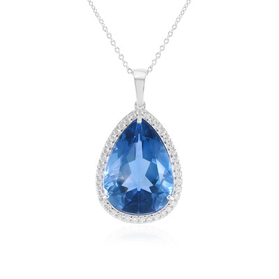 Collana in argento con Fluorite Cangiante