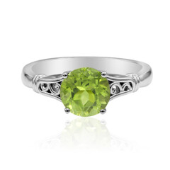 Anello in argento con Peridoto