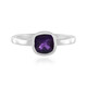Anello in argento con Ametista Zambiana