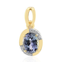 Ciondolo in oro con Tanzanite (non riscaldata)
