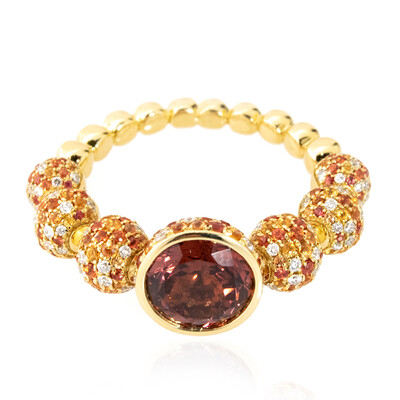Anello in oro con Spinello Rosso (de Melo)
