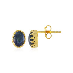 Orecchini in argento con Zaffiro Stellato Blu